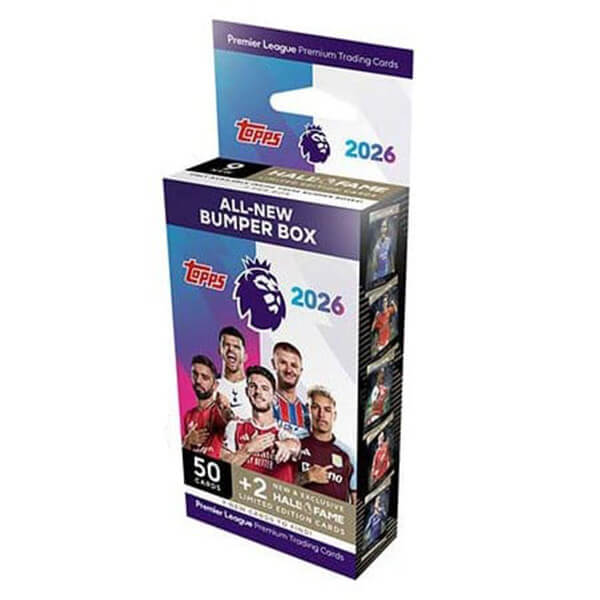 2025-2026 Topps Premier League Bumper Box - Soccer Cards