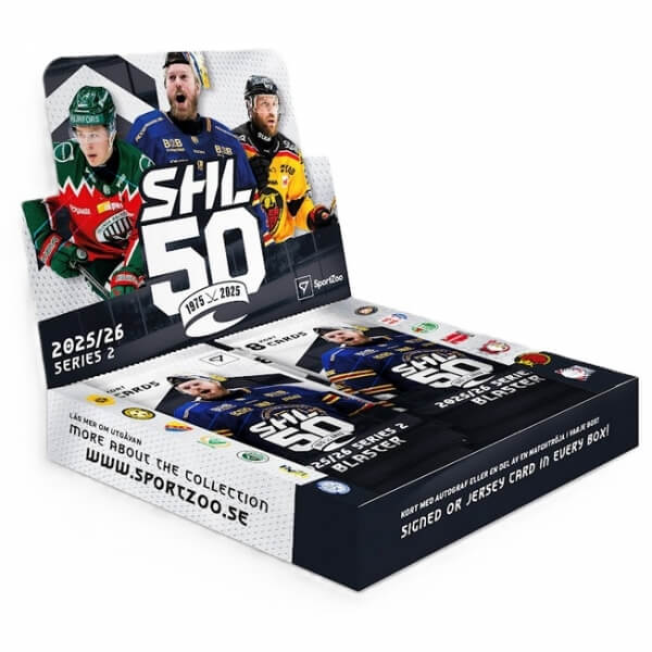 2025-2026 Svenska hockeyligan SHL 2. series Blaster Box - hockey cards