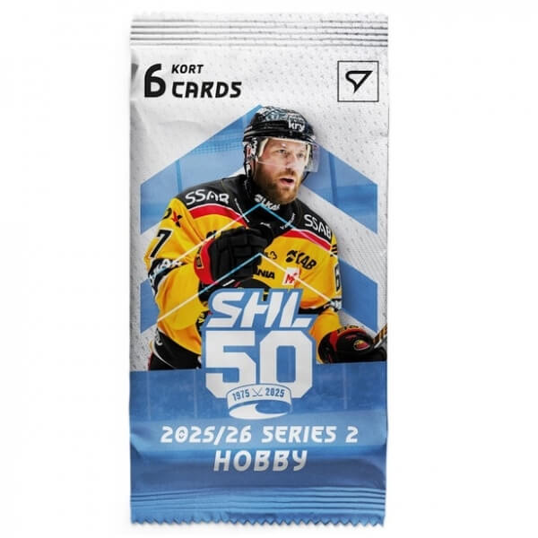 2025-2026 Svenska hockeyligan SHL 2. série Hobby pack - hockey cards