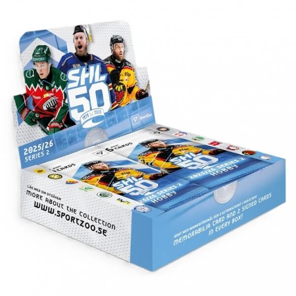 2025-2026 Svenska hockeyligan SHL 2. series Hobby Box - hockey cards