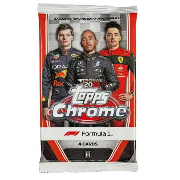 2022 Topps Formula 1 Chrome Racing Hobby Lite pack