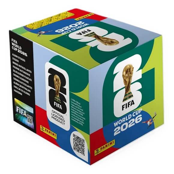 FIFA World Cup 2026 Stickers Box - 50 packs of soccer stickers