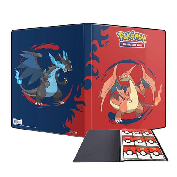 Pokémon album for 180 cards size size A4 - Mega Charizard X and Mega Charizard Y