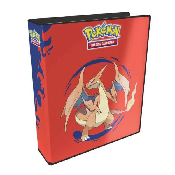 Pokémon 3 Ring Collector's Album - Mega Charizard X and Mega Charizard Y