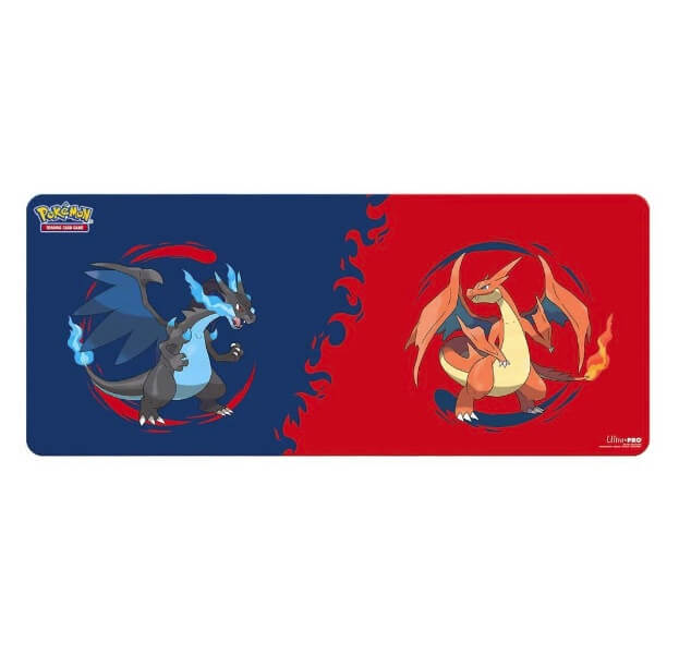 Pokémon Playmat 6ft 183 x 76 cm - Mega Charizard X and Mega Charizard Y