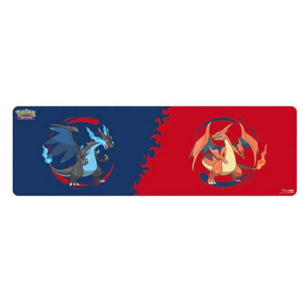 Pokémon Playmat 8ft 228.5 x 76 cm - Mega Charizard X and Mega Charizard Y
