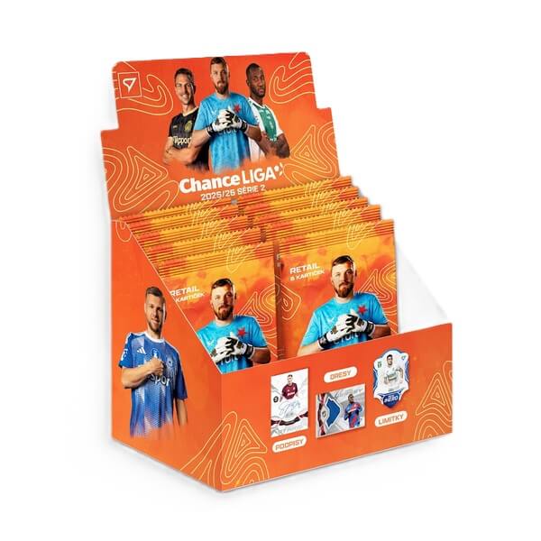 Soccer cards Chance league 2025-2026 2nd series Retail Box