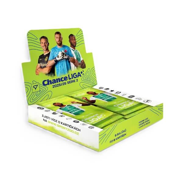 Soccer cards Chance league 2025-2026 2nd series Blaster box