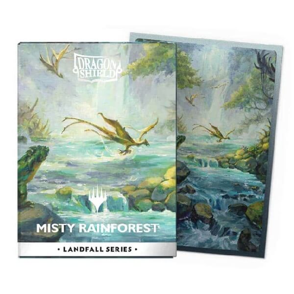 Dragon Shield Matte Dual Art Sleeves - Misty Rainforest - 100 pcs