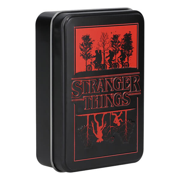 Stranger Things playing cards in a tin (Kanasta)