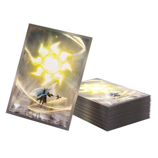 Card Sleeves Gamegenic MTG Secrets of Strixhaven - Plains - 105 pcs