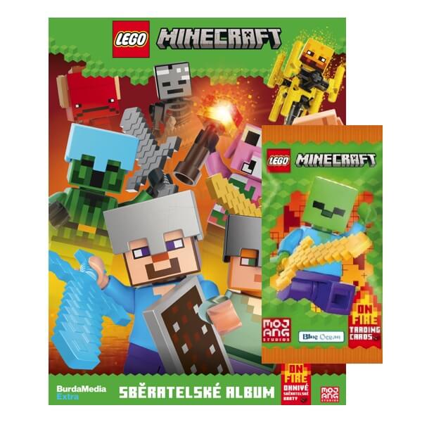 Lego Minecraft Cards Series 3 - On Fire Starter Pack