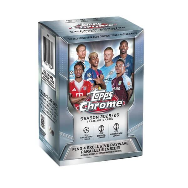 2025-2026 Topps Chrome UEFA Club Competitions Blaster Box - 2nd quality