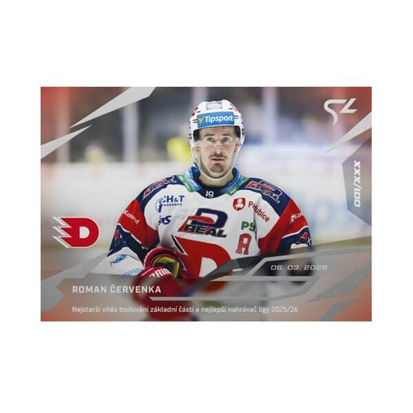 Hockey Card Live Tipsport 2025-2026 - L-43 Roman Červenka