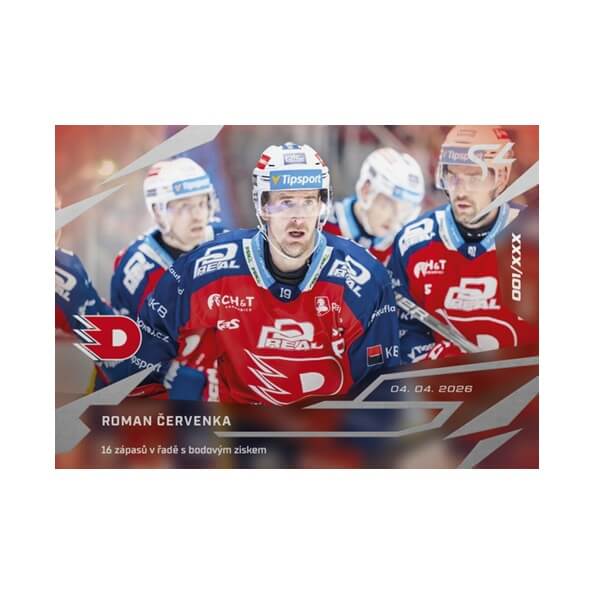 Hockey Card Live Tipsport 2025-2026 - L-51 Roman Červenka