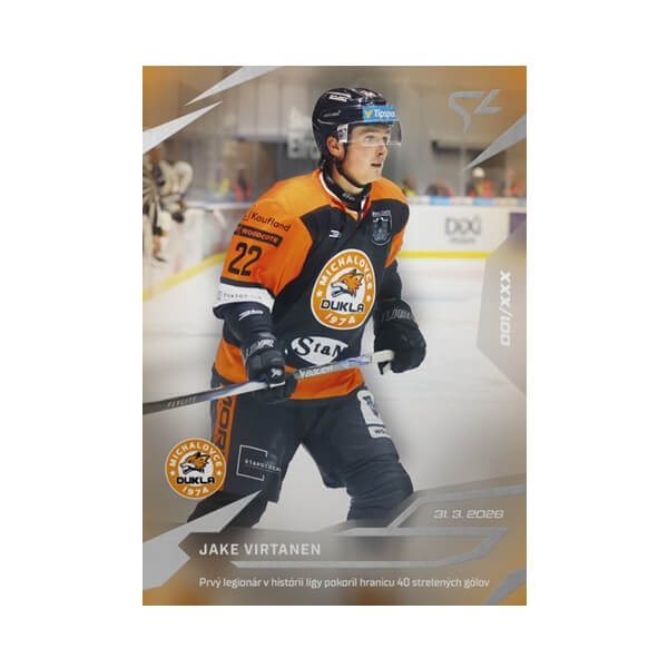 Hockey card Live SK Tipsport league 2025-2026 - L-54 Jake Virtanen