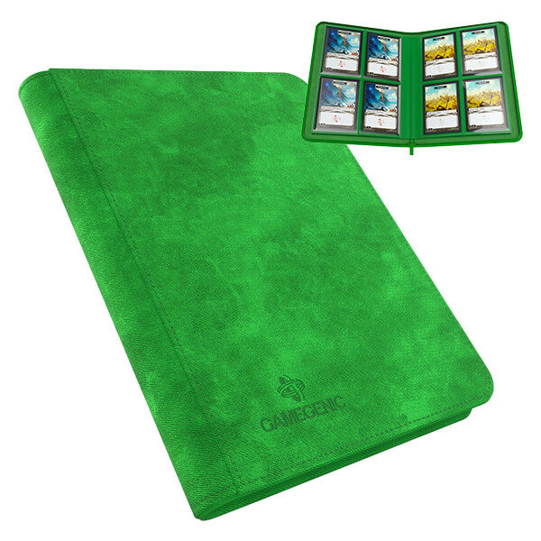 Gamegenic Zip-Up 4-Pocket Card Album - Green