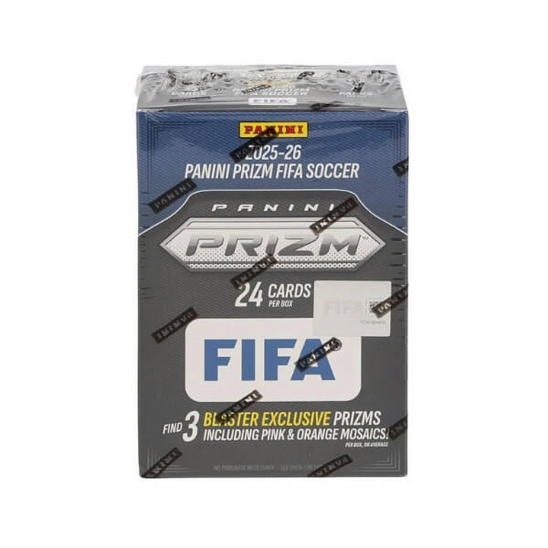 2025-2026 Panini Prizm FIFA Soccer Blaster Box - Pink and Orange - Soccer Cards