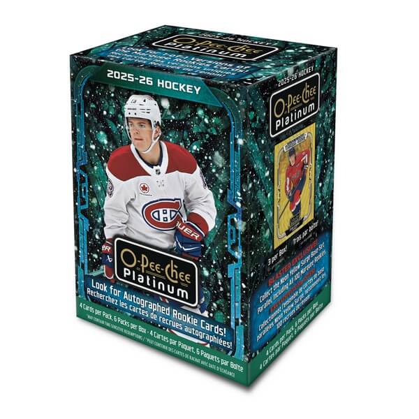 2025-2026 NHL UD O-Pee-Chee Platinum Blaster Box - hockey cards