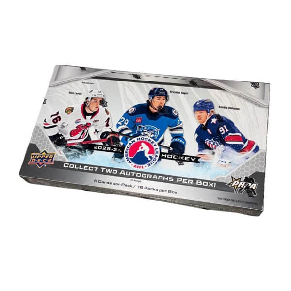 2025-2026 Upper Deck AHL Hockey Hobby Box - hockey cards