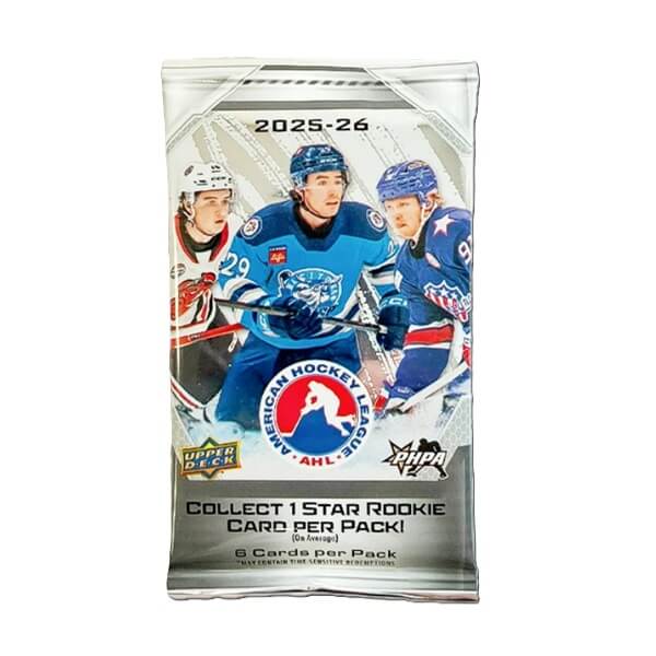 2025-2026 Upper Deck AHL Hockey Hobby Pack - hockey cards