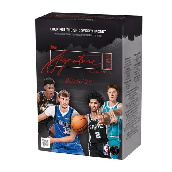 2025-2026 NBA Cards Topps Signature Class Basketball Blaster Box
