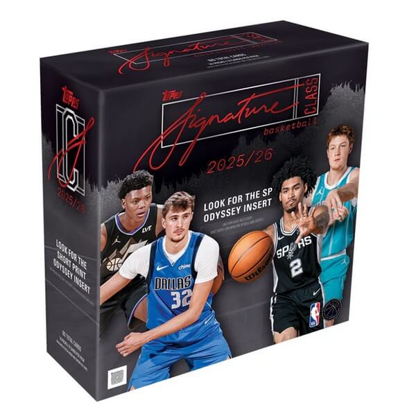 2025-2026 NBA Cards Topps Signature Class Basketball Mega Box