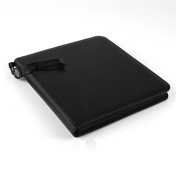Card album Raw2Rare 12-Pocket ZipBinder 480 Black