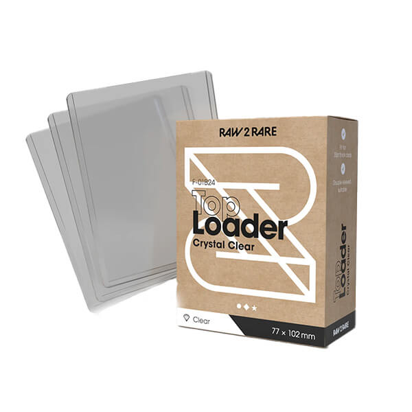 Toploader Raw2Rare 3x4 Regular Toploader - 24 pcs