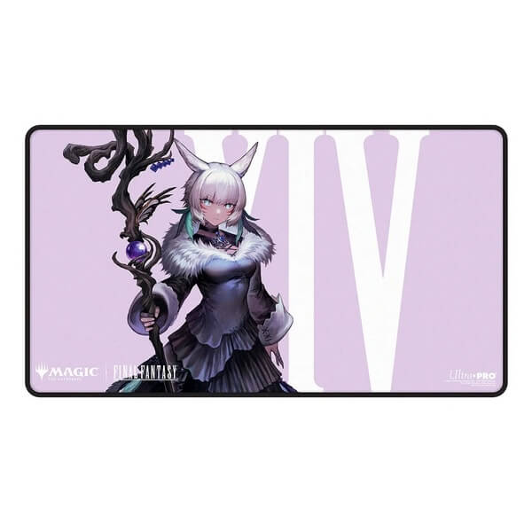 Black-Stitched Playmat Magic: The Gathering Final Fantasy - Y'shtola, Night's Blessed