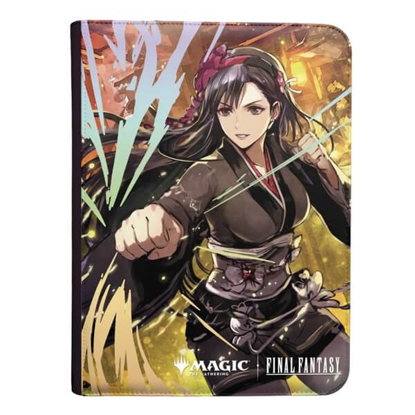 UltraPro 9-Pocket Zippered Premium PRO Binder - Tifa Lockhart