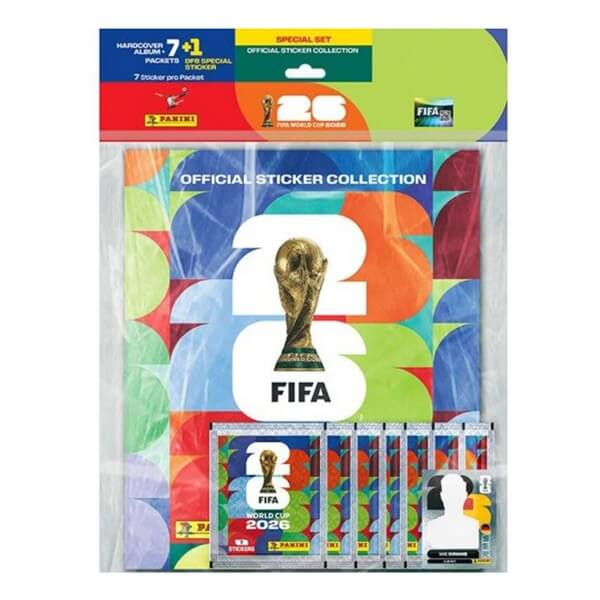 FIFA World Cup 2026 Sticker Starter Pack DE - Hardcover album - soccer stickers