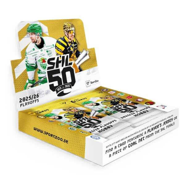 2025-2026 Svenska hockeyligan SHL Playoffs Hobby Box - hockey cards