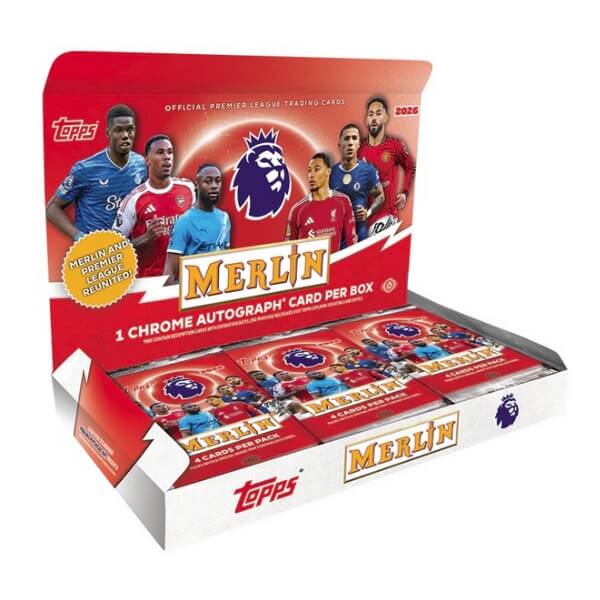 Topps 2026 Merlin Premier League Hobby Box - Soccer Cards 