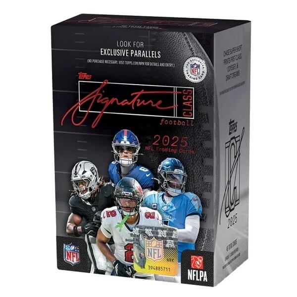 2025 Topps Signature Class Football Blaster Box - NFL Cards