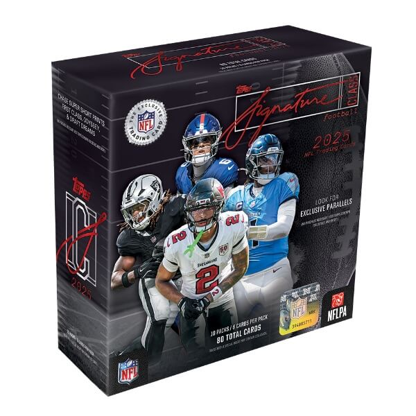 2025 Topps Signature Class Football Mega Box - NFL Cards