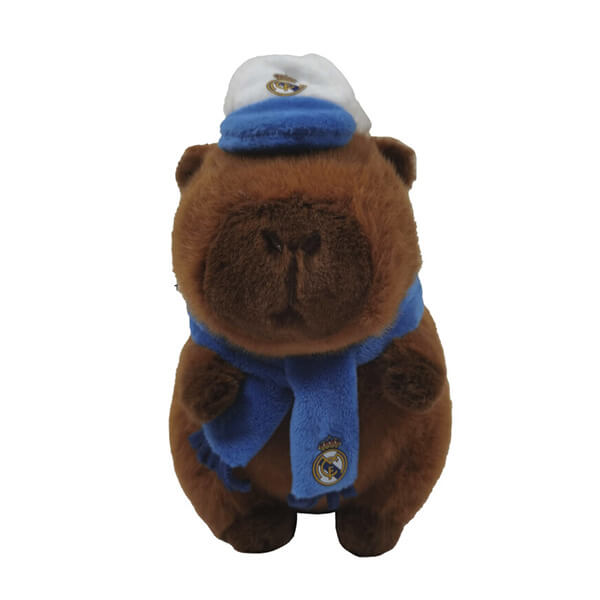 Real Madrid Capybara Plush Toy - 20 cm