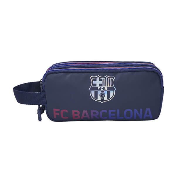 FC Barcelona School Pencil Case with Three Pockets