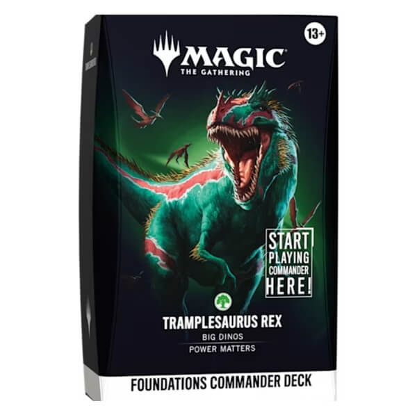 Magic: The Gathering Reality Fracture Foundations Commander Deck - Tramplesaurus Rex