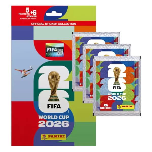 FIFA World Cup 2026 Stickers Multipack - Soccer Stickers