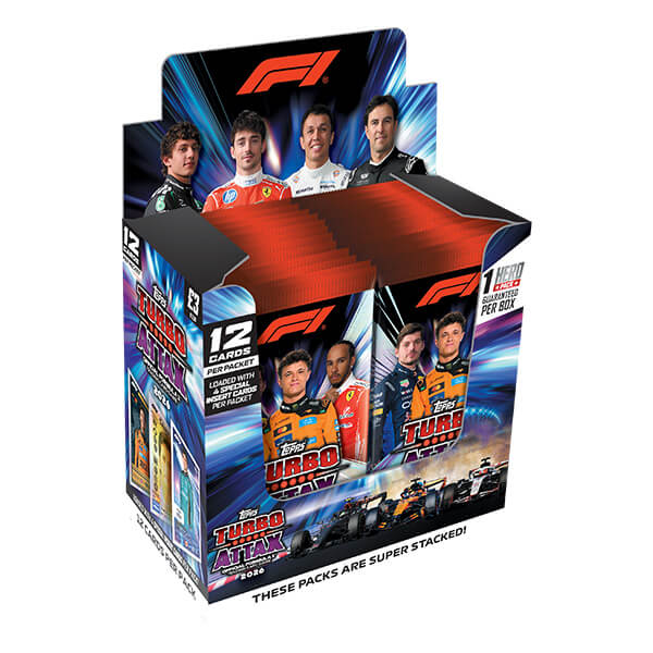 2026 Topps Turbo Attax F1 Formula 1 Booster Box (24 packs)