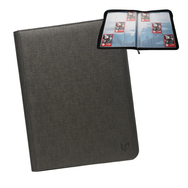 UltraPro 9-Pocket Zippered Premium PRO-Binder - Black