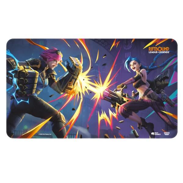 Riftbound TCG League of Legends: Vendetta Playmat - Vi vs. Jinx