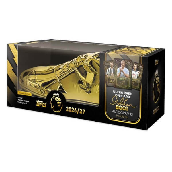 2026-2027 Topps Flagship Premier League Golden Boot Tin - Soccer Cards