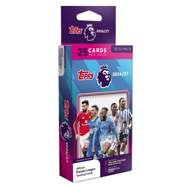2026-2027 Topps Flagship Premier League Eco Pack - Soccer Cards