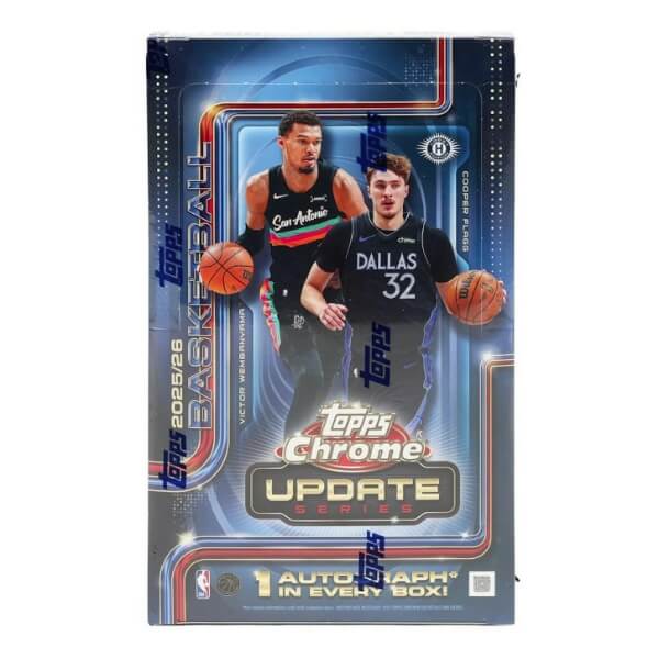 2025-2026 NBA Cards Topps Chrome Update Basketball Hobby Box