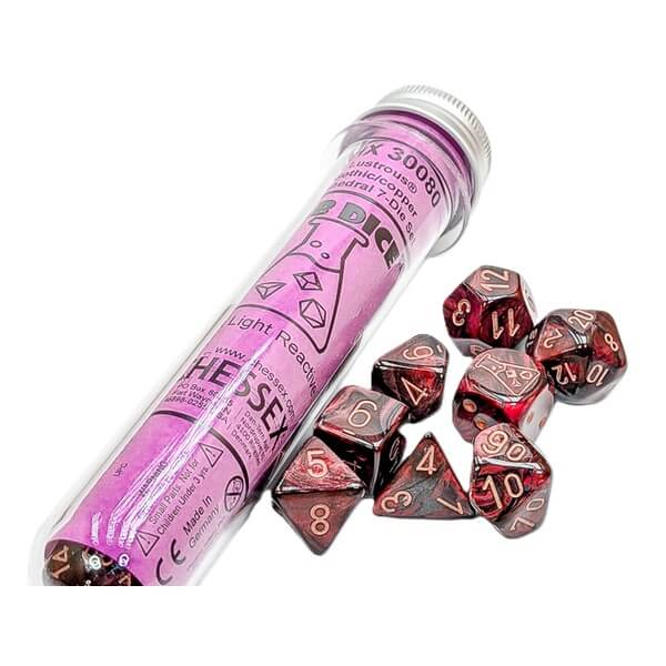 Die Set Lab Lustrous Gothic/Copper Polyhedral (CHX 30080) - 7 pieces