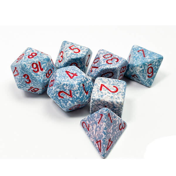 Chessex Speckled Polyhedral 7-Die Set - Air CHX25300