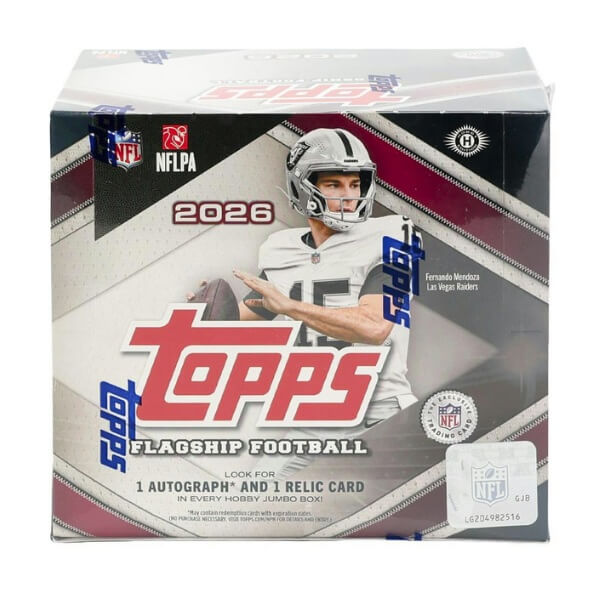 2026 Topps Flagship Football Hobby Jumbo Box - NFL Cards