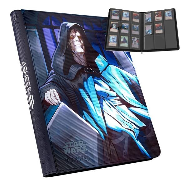 Star Wars: Unlimited 9-Pocket Zip-Up Album 360 cards - Luke and Emperor